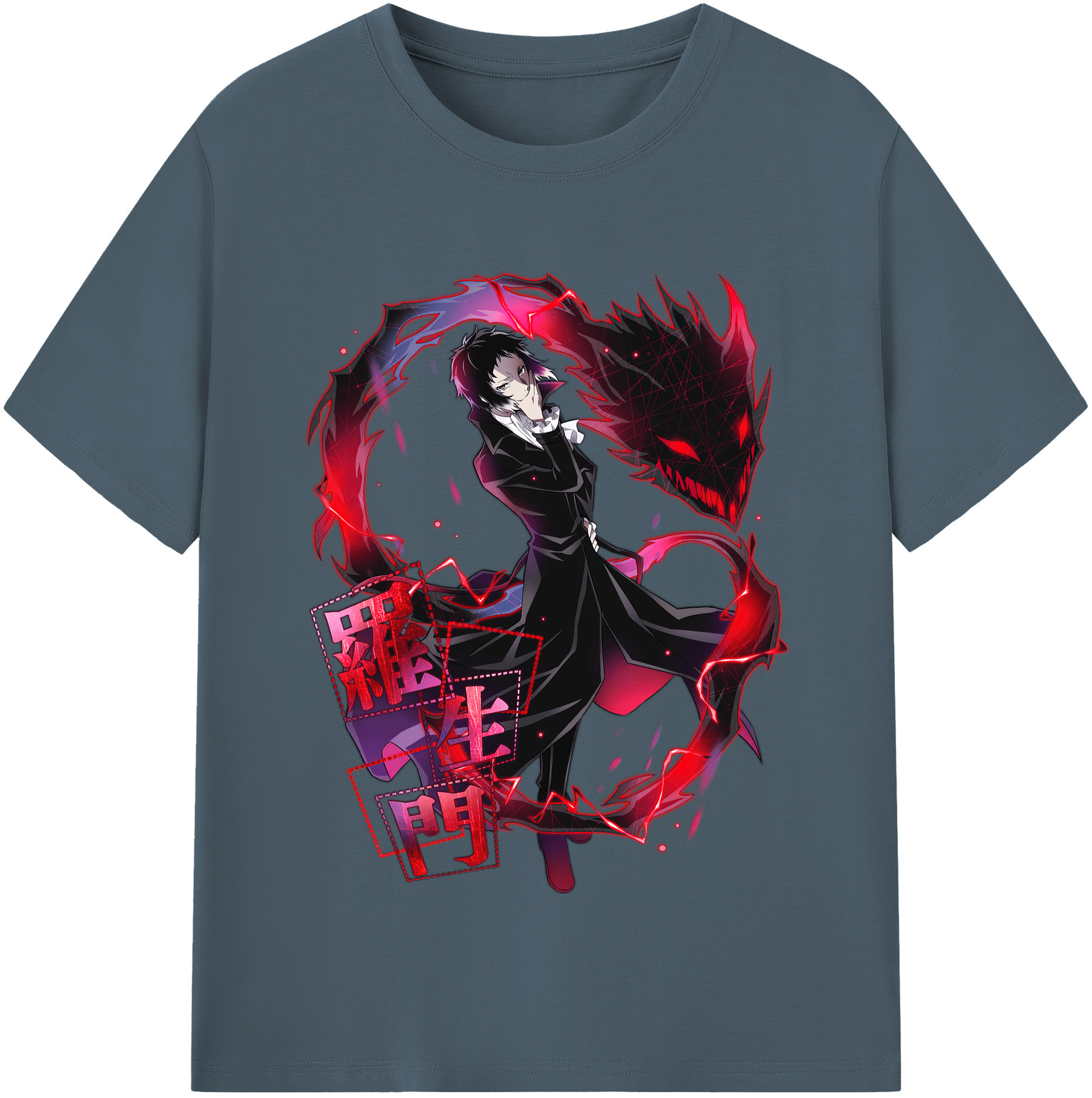 （画像用） 文豪ストレイドッグス Bungo Stray Dogs 綿100％半袖Tシャツ（フロントプリント）